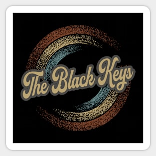 The Black Keys Circular Fade Sticker